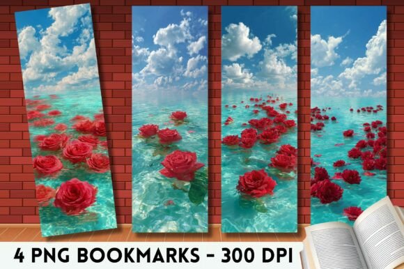 A Craft Artist's Review of the Roses Floating Turquoise Sea Graphic
