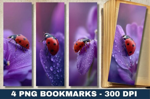 A Crafts Graphics Review of the Purple Ladybug Bookmark