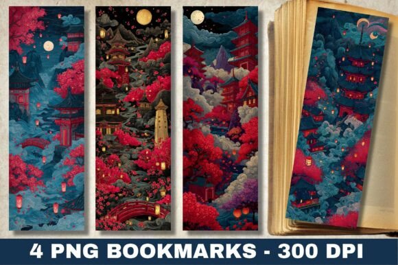 A Practical Review of Japanese Pagoda Night Graphics for Print Templates