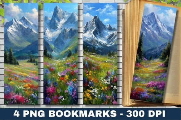 A Versatile Oil Paint Bookmark for Crafts and Graphics