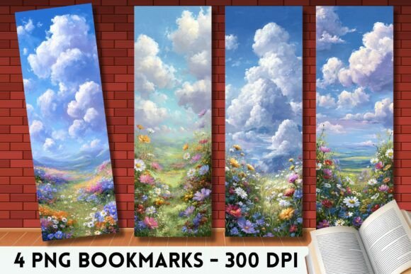 Elevating Brands with a Dreamy Spring Flower Landscape Graphic