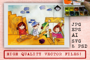 Little Architects Watercolor: Graphics & Illustration Review