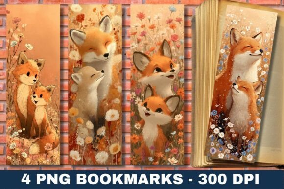 Sweet Fox Mother Baby Floral Bookmarks: A Designer's Hands-On Review