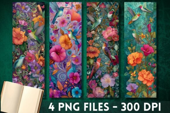 Tropical Hummingbird Floral Bookmark: A Designer’s Review